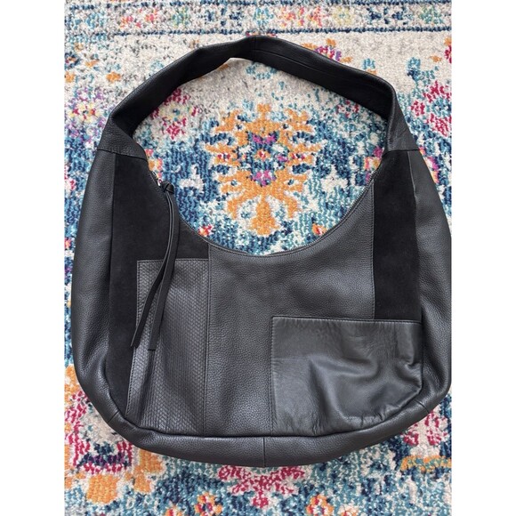 Crown Vintage Clayr Leather Hobo‎ Bag - Picture 1 of 8